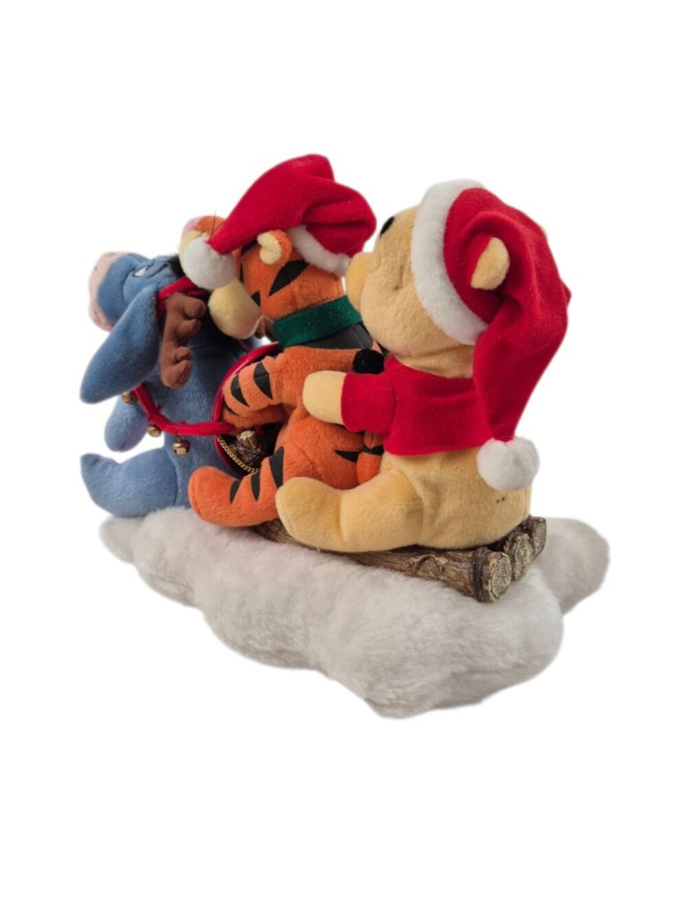 Gemmy Disney Sleigh Ride Winnie the Pooh Tigger Eeyore Animated Musical Works - Picture 6 of 10